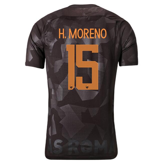 Camiseta AS Roma Primera equipación H.Moreno 2017-2018